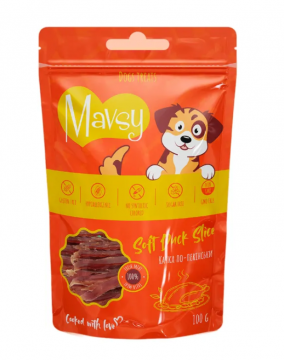 Mavsy Soft Duck Slice - Мавси Лакомство для собак утка по-пекински