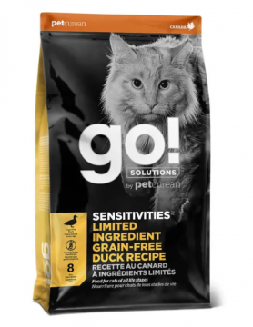GO! Sensitivities LID Duck CF  беззерновий корм для котів з качкою