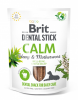 Лакомства для собак Brit Dental Stick Calm успокаивающее, конопля и пустырник