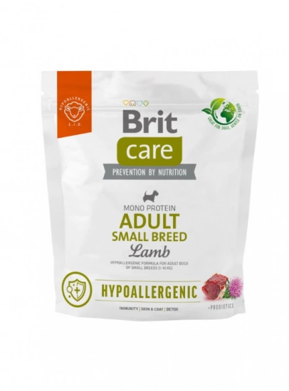 Brit Care Dog Hypoallergenic Adult Small Breed для малих порід  гіпоалергенний з ягням