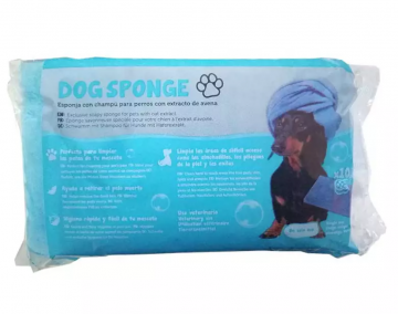 Dogsponge губка с шампунем для мытья собак