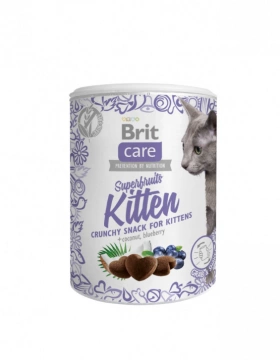 Лакомства для котят Brit Care Cat Snack Superfruits Kitten, курица