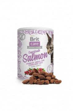 Лакомства для кошек Brit Care Cat Snack Superfruits Salmon, лосось