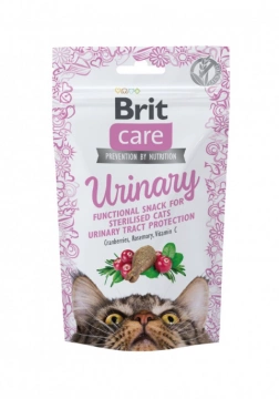 Функціональні ласощі для котів Brit Care Cat Snack Urinary з індичкою