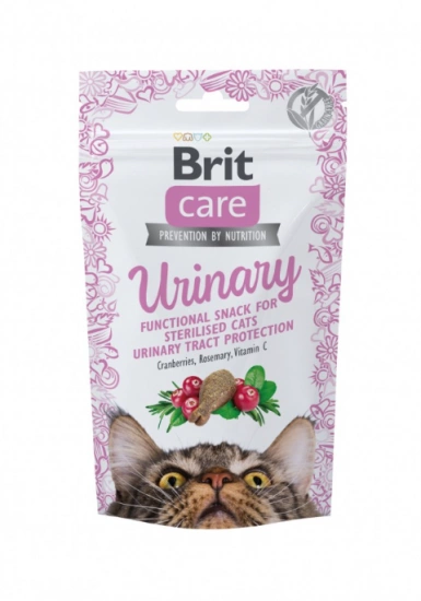 Функціональні ласощі для котів Brit Care Cat Snack Urinary з індичкою