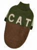 Dogs Bomba светр для котiв в'язаний CAT коричневий хакі