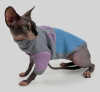 Dogs Bomba светр для котiв в'язаний CAT блакитно сірий