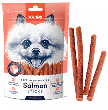 Wanpy Salmon Sticks Палички з лососем для собак
