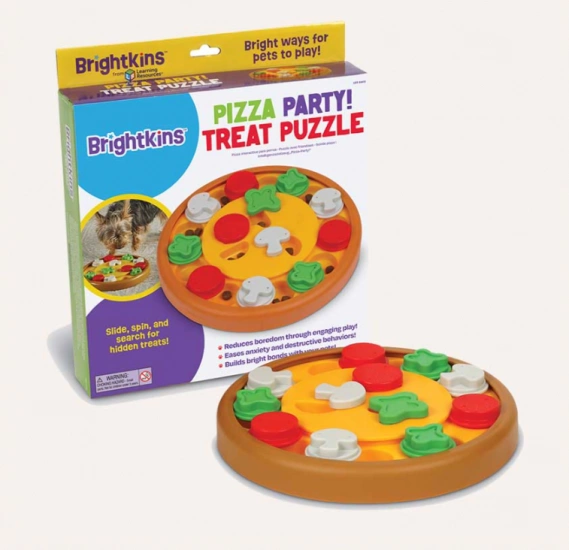 Интерактивная игрушка для собак Brightkins - Pizza Party Treat Puzzle Pizza Party Treat Puzzle