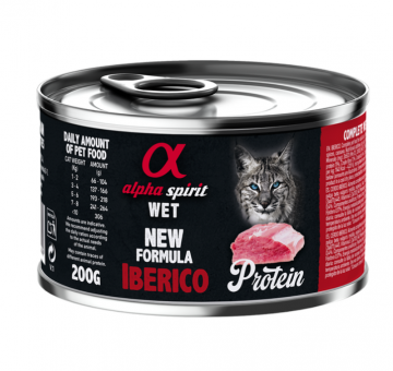 Alpha Spirit Iberico Pork Protein из иберийской свинины для взрослых кошек