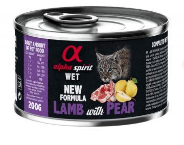 Alpha Spirit Lamb with Pear з ягнятиною та грушами для дорослих котів