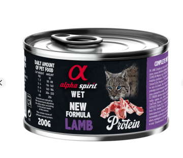 Alpha Spirit Lamb Protein с ягнятиной для взрослых кошек для взрослых кошек