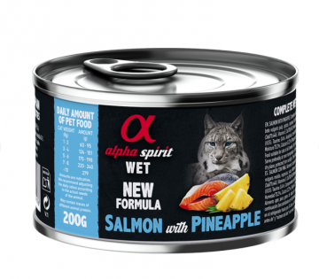 Alpha Spirit Salmon with Pineapple с лососем и ананасами для взрослых кошек