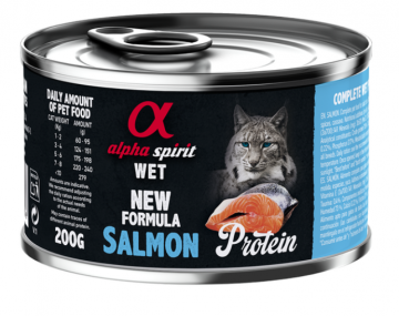 Alpha Spirit Salmon Protein с лососем для взрослых кошек