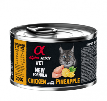 Alpha Spirit Chicken with Paineapple з куркою та ананасами для дорослих котів