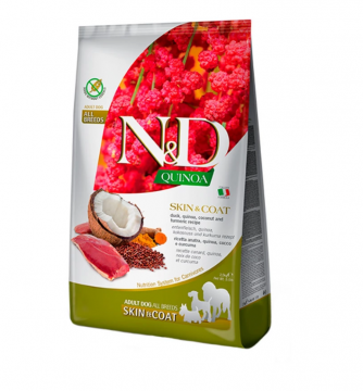Farmina N&D Grain Free Quinoa Skin&Coat Adult All Breeds  при харчовій алергії