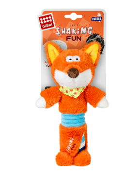 GiGwi Shaking Fun игрушка для собак Лис с большой пищалкой