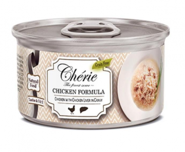 Cherie Signature Gravy Shredded chicken with chicken liver entreesin, с кусочками мяса курицы и куриной печени в соусе