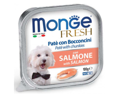 Monge dog fresh паштет с лососем