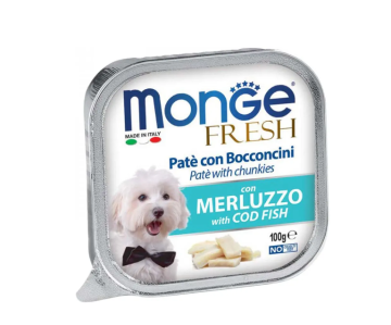 Monge Dog Fresh влажный корм с треской