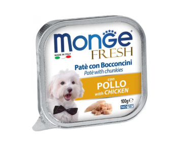 Monge dog fresh  вологий корм з куркою