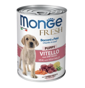 Monge Dog FRESH Puppy Вологий корм для собак  телятина з овочами