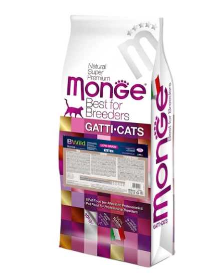 Monge Cat Bwild Low Grain Kitten  Сухий корм для котів м'ясо гусака