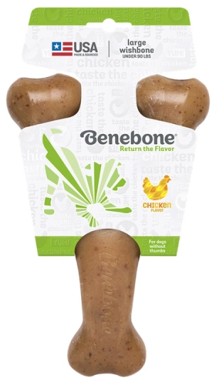 Игрушка для собак со вкусом курицы Benebone Wishbone Chicken