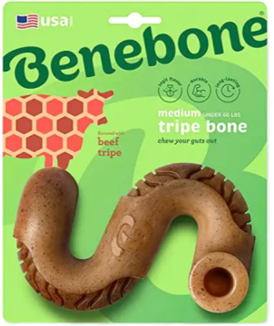 Жувальна іграшка для собак із яловичими жвалами Benebone Tripe Bone