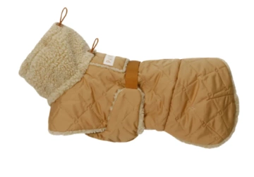 Теплая попона для собак Winter Sherpa Jacket Camel Paikka