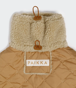 Тепла попона для собак Winter Sherpa Jacket Camel Paikka