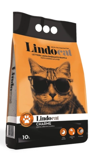 Наполнитель Бентонитовый Lindocat Charme (аромат Восточной Амбры, Крупная Гранула)