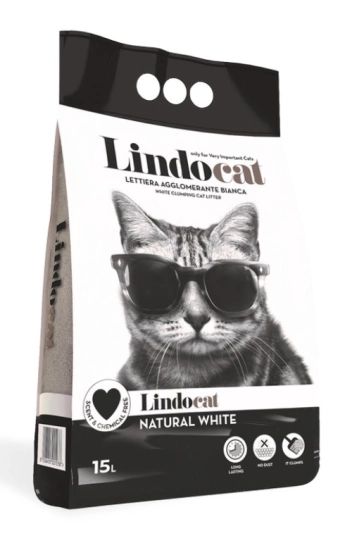Наполнитель Бентонитовый Lindocat Natural White (без Запаха, Крупная Гранула)