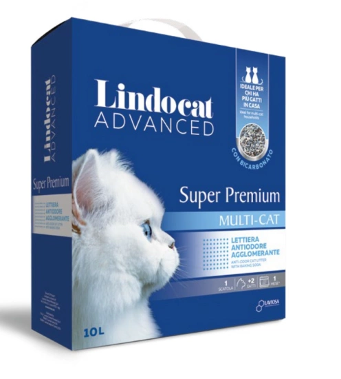 Наполнитель Бентонитовый Lindocat Super Premium Multi-cat