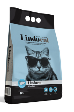 Наповнювач Бентонітовий Lindocat Soaply (аромат Мила, Дрібна Гранула)