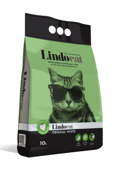 Наполнитель Бентонитовый Lindocat Original (без Запаха, Мелкая Гранула)