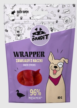 Mr. Bandit Палички обгорнуті з качкою для собак