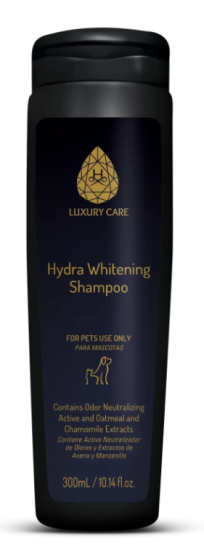 Відбілюючий шампунь для собак та котів Hydra Luxury Care Whitening Shampoo