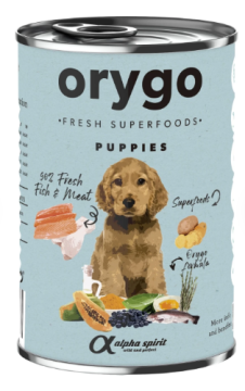 Orygo  Wet Puppies Влажный корм для щенков всех пород (с лососем и бататом)