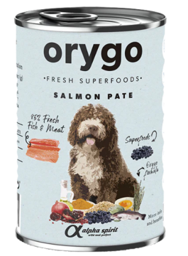 Влажный корм для собак с лососем Orygo Wet Salmon With Blueberries