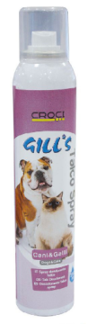 Дезодорант-спрей GILL’S з тальком, для котів і собак