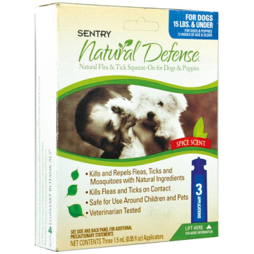 Капли Sentry Natural Defense Dog до 7 кг