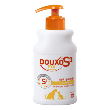 Ceva Douxo S3 Pio Лікувальний шампунь Дуксо S3 Піо для очищення та зволоження шкіри  собак і котів
