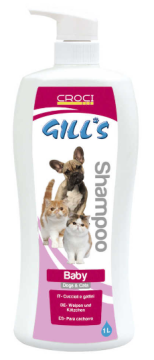 Шампунь GILL'S Бейбі, для кошенят і цуценят, не псує зір, УФ захист