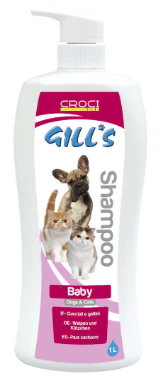 Шампунь GILL'S Бейбі, для кошенят і цуценят, не псує зір, УФ захист