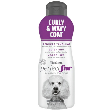 TropiClean PerfectFur Curly & Wavy Coat - Шампунь "Идеальная шерсть" для собак с вьющейся и волнистой шерстью