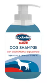 Шампунь с хлоргексидином для собак всех пород Inodorina Clorex Dog Clorexidina