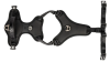 Шлейки для собак Max & Molly Smart ID Sport Harness Matrix 2.0 Black чорного кольору