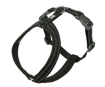 Анатомическая шлейка для собак Hurtta Casual Y-harness Черный