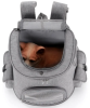 Рюкзак-переноска для кошек и собак малых пород Derby BP Grey